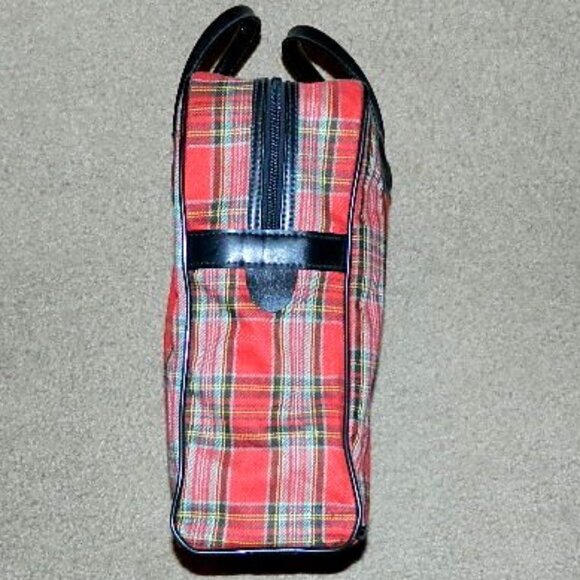 Vintage ALADDIN Picnic Set Red Plaid Thermos Lunch Box - Picture 10 of 14